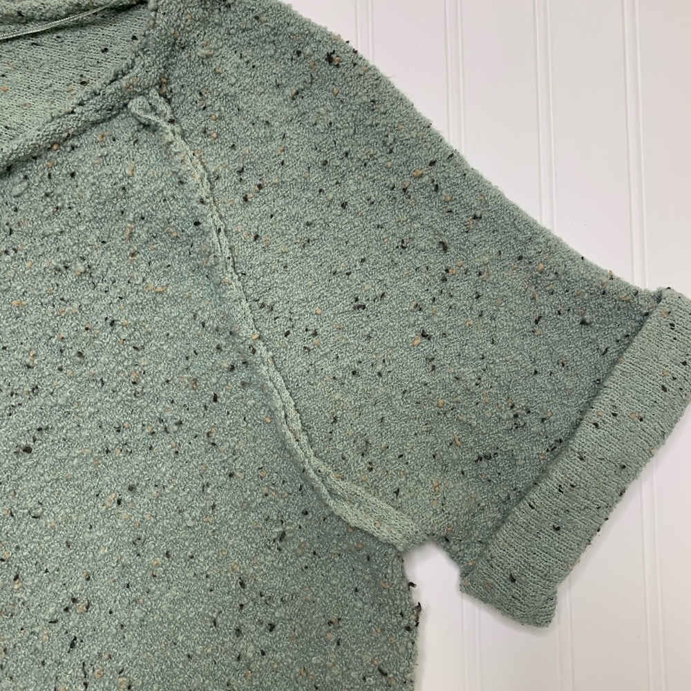 Free People Mint Green Speckled Sweater - Picture 8 of 16